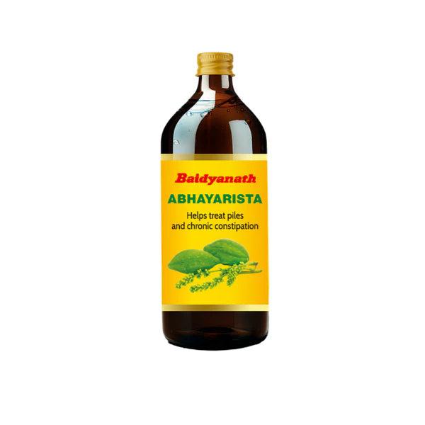 Baidyanath Abhayarishta | Ayurvedic Digestive Tonic | Relieves Constipation & Supports Healthy Bowel Movement - 450ml