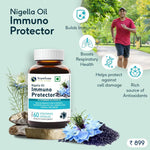 Sri Sri SupaSupp Nigella Oil Immuno Protector Capsules | 60 Veg Cap, 500mg