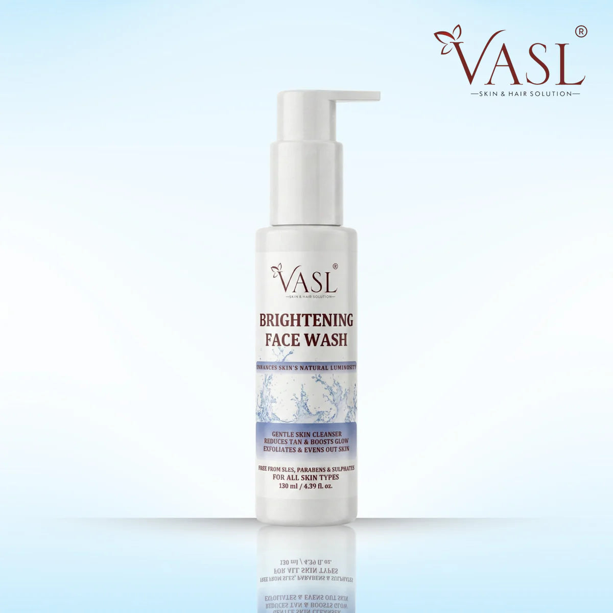 VASL Brightening Face Wash - Radiant Skin Cleanser for Glowing Even Tone