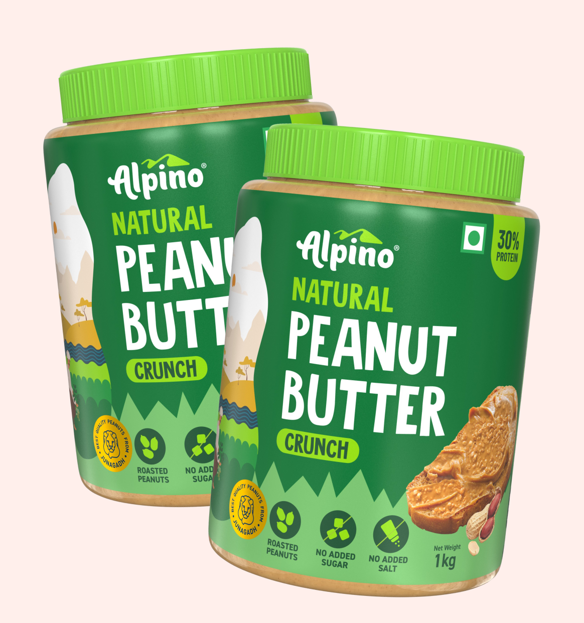 Alpino Natural Crunch Peanut Butter