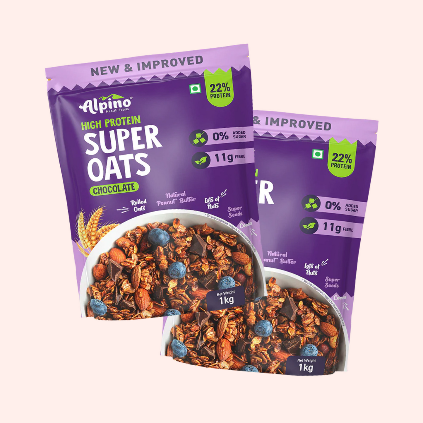Alpino High Protein Super Oats Chocolate, 400 gm