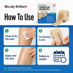 Bloody Brilliant Hydrocolloid Dressing Roll For Wound And Acne Care, 200c