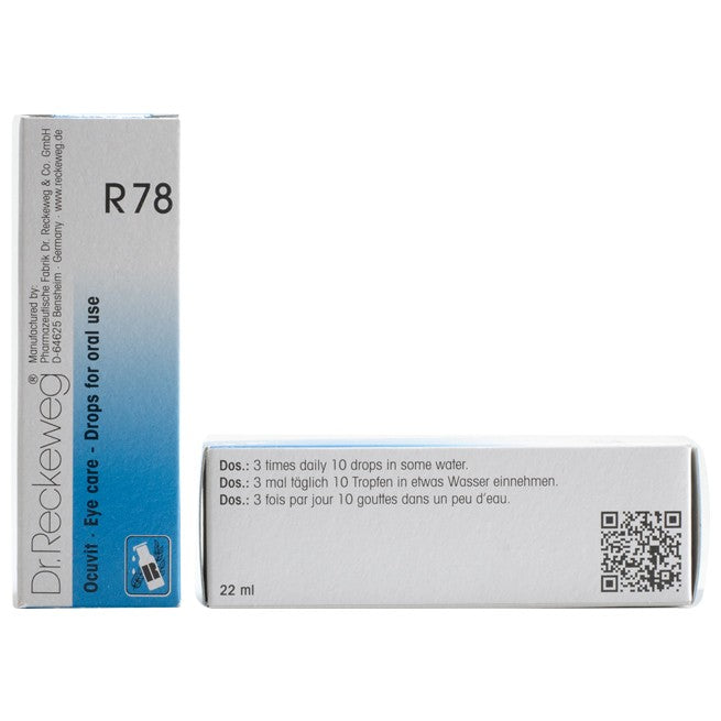Dr. Reckeweg R78 Eye Care Drop | For Eye Care - (22 ml) PACK OF 2