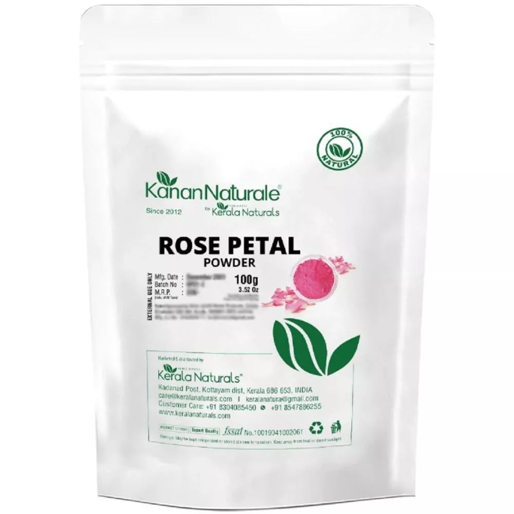 Kerala Naturals Rose Petals Powder - 100gm