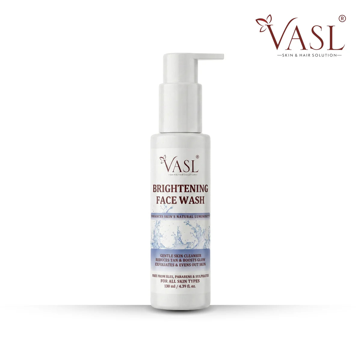 VASL Brightening Face Wash - Radiant Skin Cleanser for Glowing Even Tone