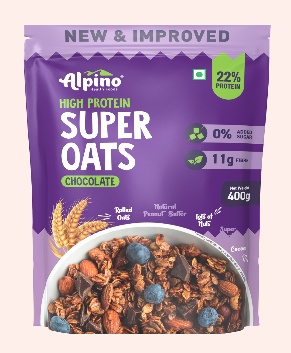 Alpino High Protein Super Oats Chocolate, 400 gm