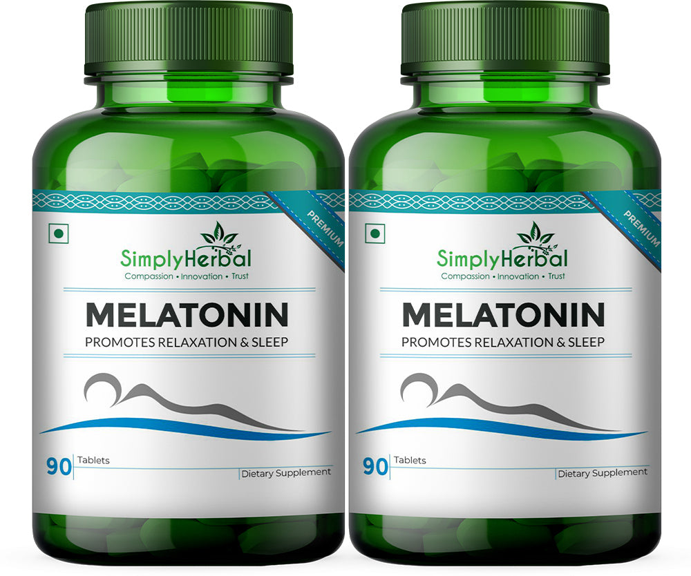 Simply Herbal Melatonin Tablets (90 Tablets)