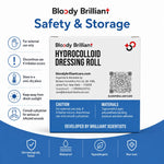 Bloody Brilliant Hydrocolloid Dressing Roll For Wound And Acne Care, 200c