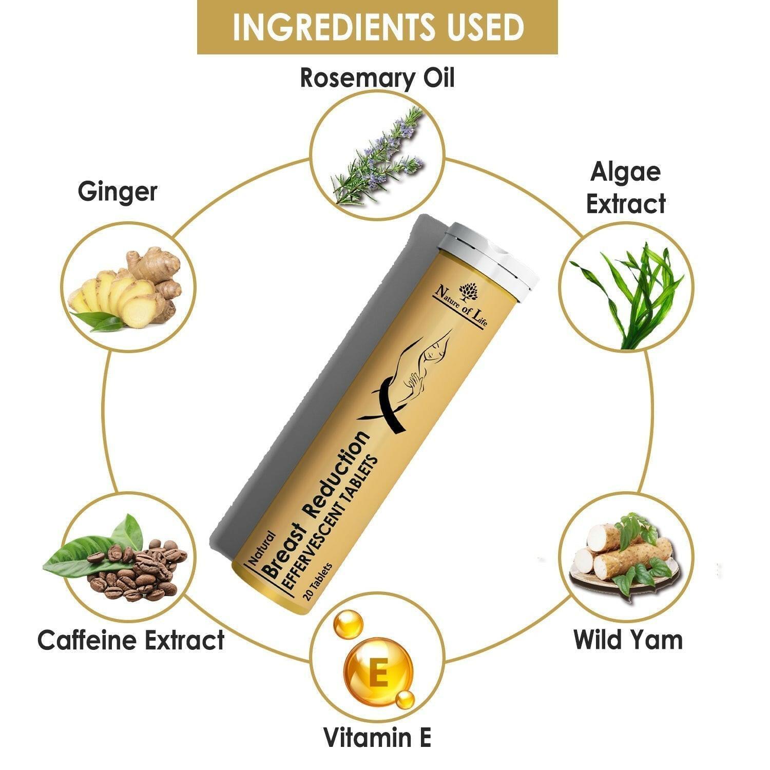 Nature of Life Breast Reduction Effervescent Tablets