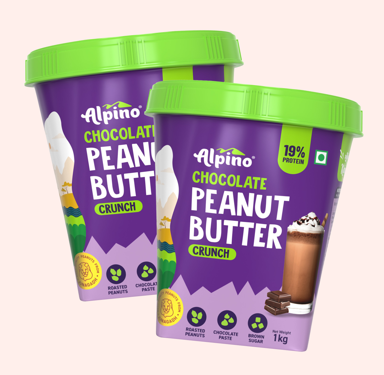 Alpino Chocolate Peanut Butter Crunch, 1 kg