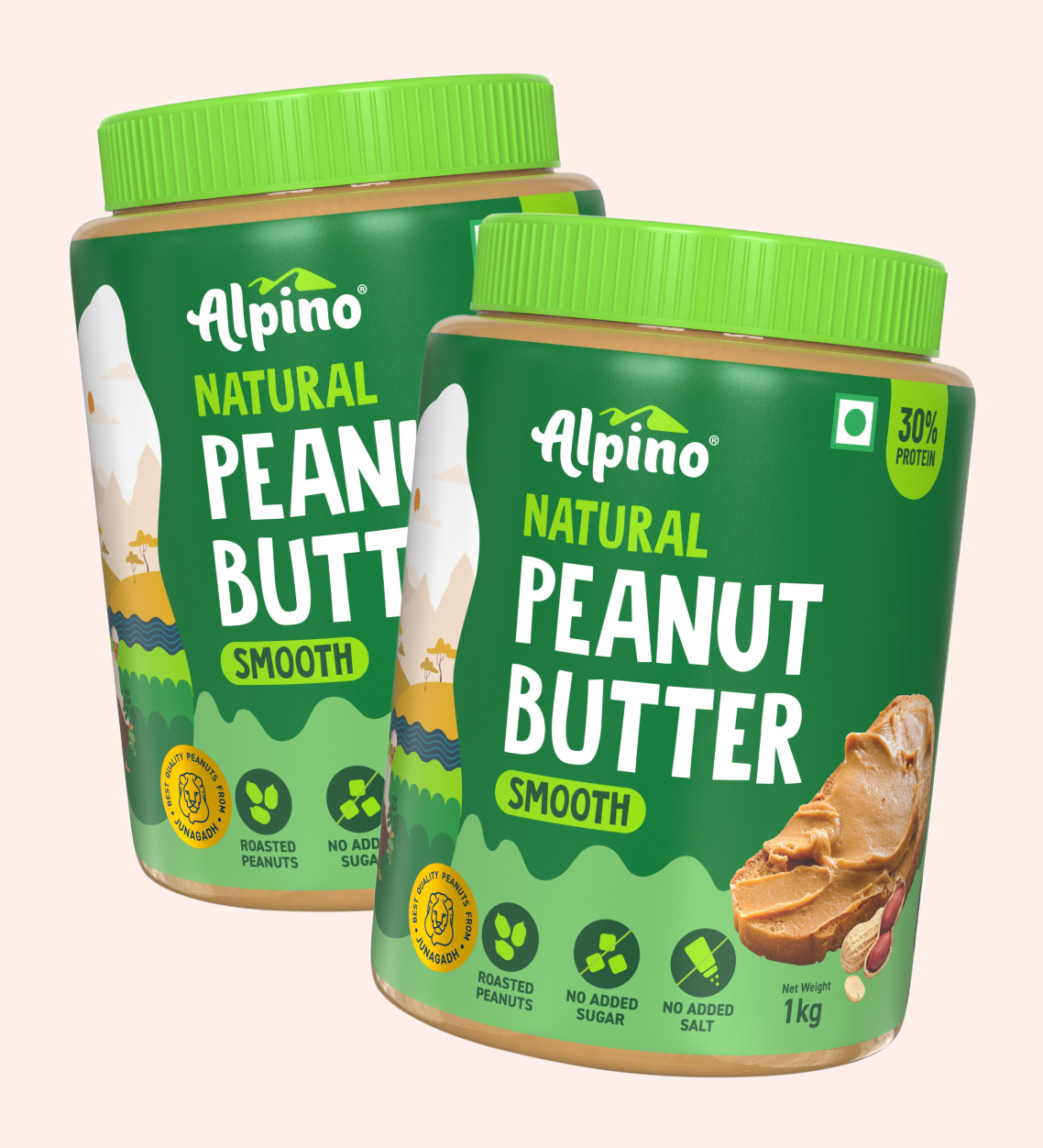 Alpino Natural Smooth Peanut Butter