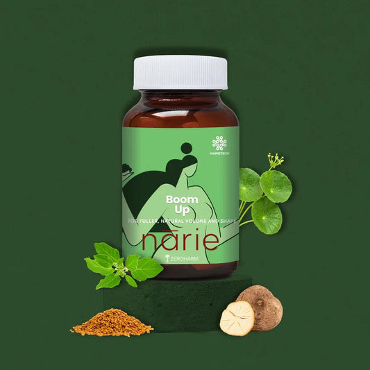 Zeroharm Narie BoomUp Capsules - Ayurvedic Breast Increase - 60 Capsules
