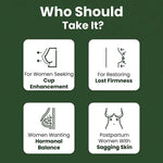 ZEROHARM Narie BoomUp Ayurvedic Breast Increase, Firmness and More for Women - 60 Capsules