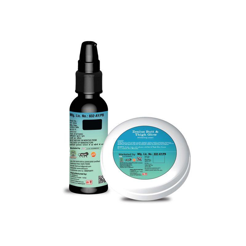 Zenius Butt & Thigh Grow Kit - Hip Brightening, Thighs Whitening Medicine for Whitening and Lightening Hip, Thighs