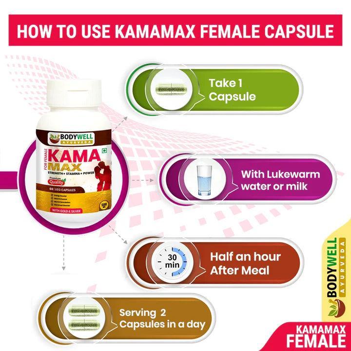 BodyWell KamaMAX Female with Gold Capsule - 60 Capsules