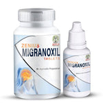 Zenius Migranoxil Tablets And Drops - Migraine Medicine for Migraine and Headache Relief -