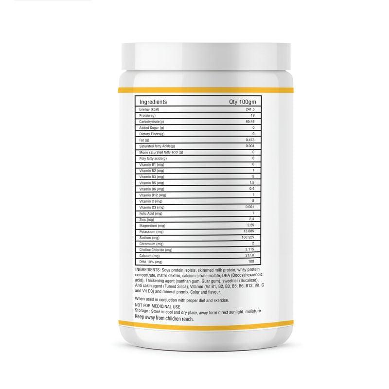 Zenius Kidsfuel Powder - Kids Protein Supplements for Kids' Health and Immunity Boosting - 500gm Powder