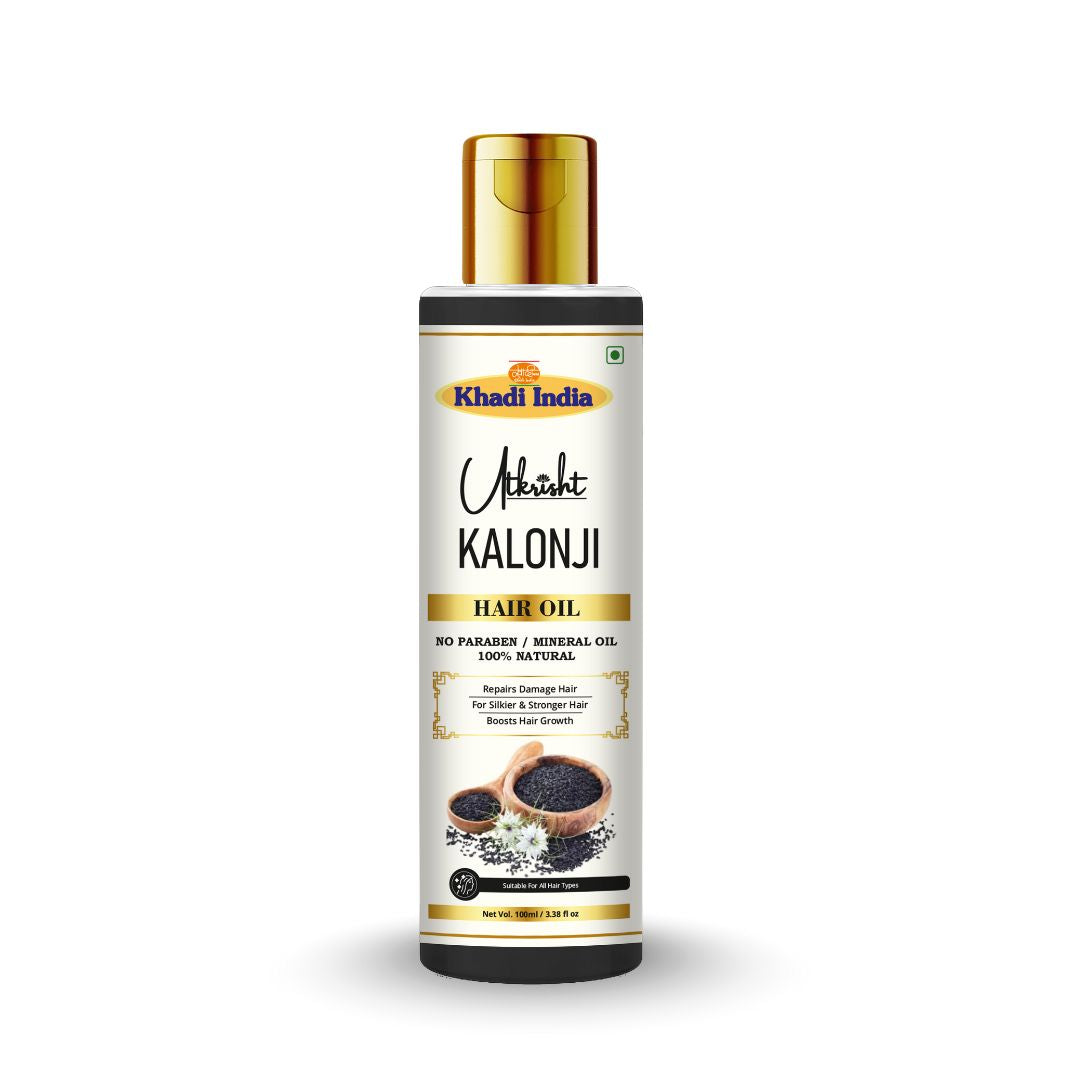 Utkrisht Khadi Kalonji (Black Seed) Hair Oil (100ml)