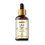 Khadi Vitamin E Essential Oil | Pure & Natural Vitamin E Oil for Face, Skin & Hair Care | Moisturising Oil for Soft, Smooth & Glowing-Looking Skin | Hair Nourishing & Wellness Oil | 15 ml