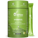 WishNew Wellness Hydrafuel Instant Energy Drink Mix - Lemon Sachet (10gm Each)