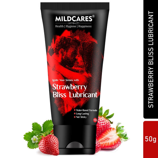 MildCares Strawberry Bliss Lubricant & Intimate Gel for Men & Women | Lubricant