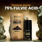 Bixa Botanical Pure Himalayan Shilajit Resin Pump (20g) | High-Potency 75% Fulvic Acid & Mess-Free Precision Dose Dispenser