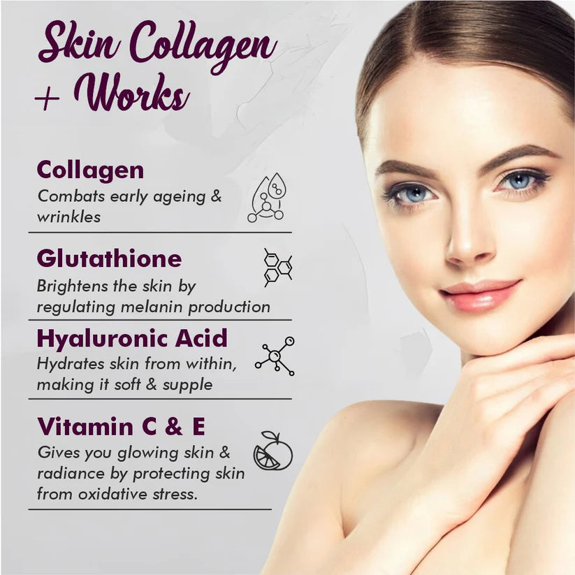 Vitaminnica Vita Beauty Collagen Powder - Mango Type I & III Peptides, 30 Servings