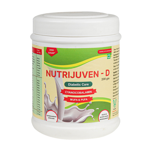 Nutrijuven - D Diabetic Care Powder (200gm Each) Zero Sugar Vanilla