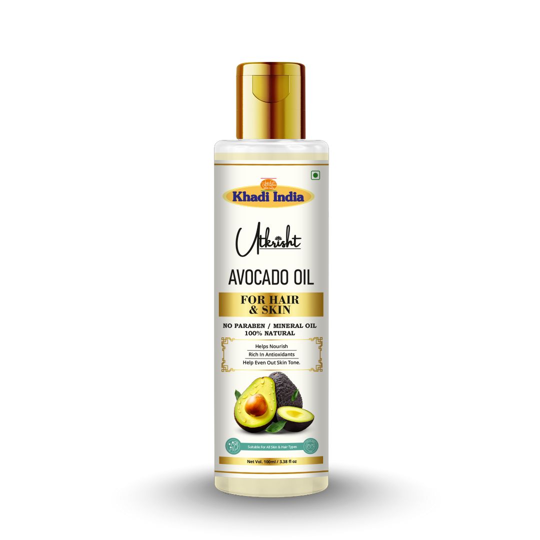 Utkrisht Khadi Avocado Oil for Hair & Skin (100ml)