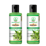 Bhudevam Naturals Khadi Neem Tulsi Face Wash for Oily & Acne-Prone Skin - 420ML (Pack of 2)