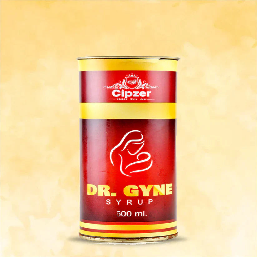 Cipzer Dr. Gyne Syrup 500ml | Herbal Uterine Tonic for Women’s Menstrual Health & Hormonal Balance