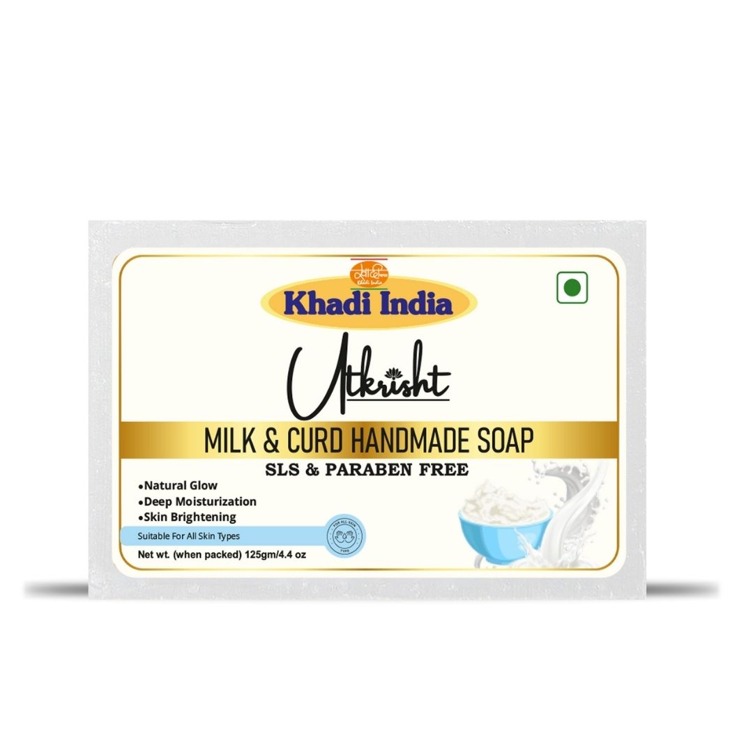 Utkrisht Khadi Milk and Curd Soap (125g)