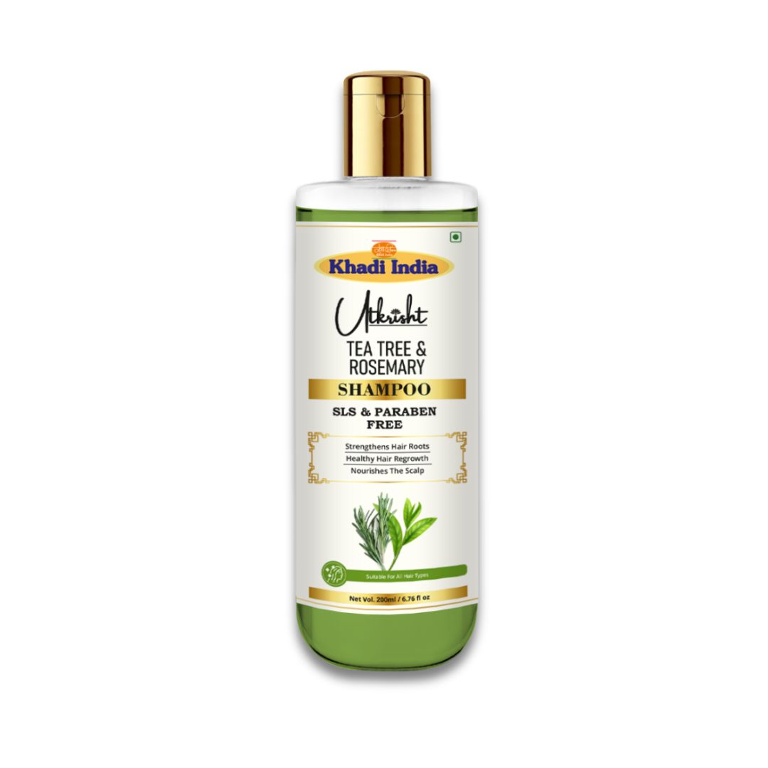 Utkrisht Khadi Tea Tree & Rosemary Shampoo (200ml)