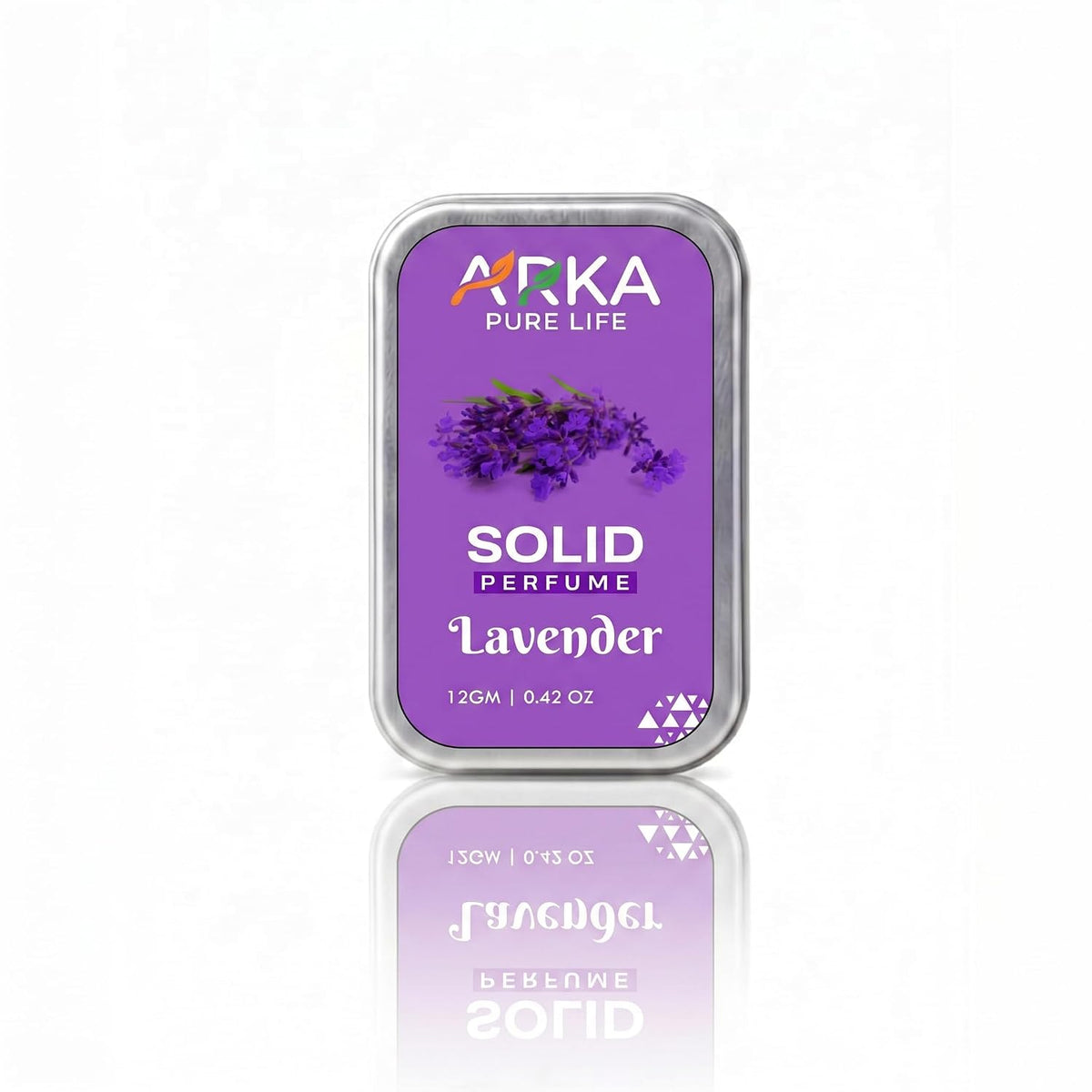 Arka Pure Life Premium Lavender Solid Perfume – Floral Fragrance Balm for Men & Women, Compact & Travel-Friendly – 12g
