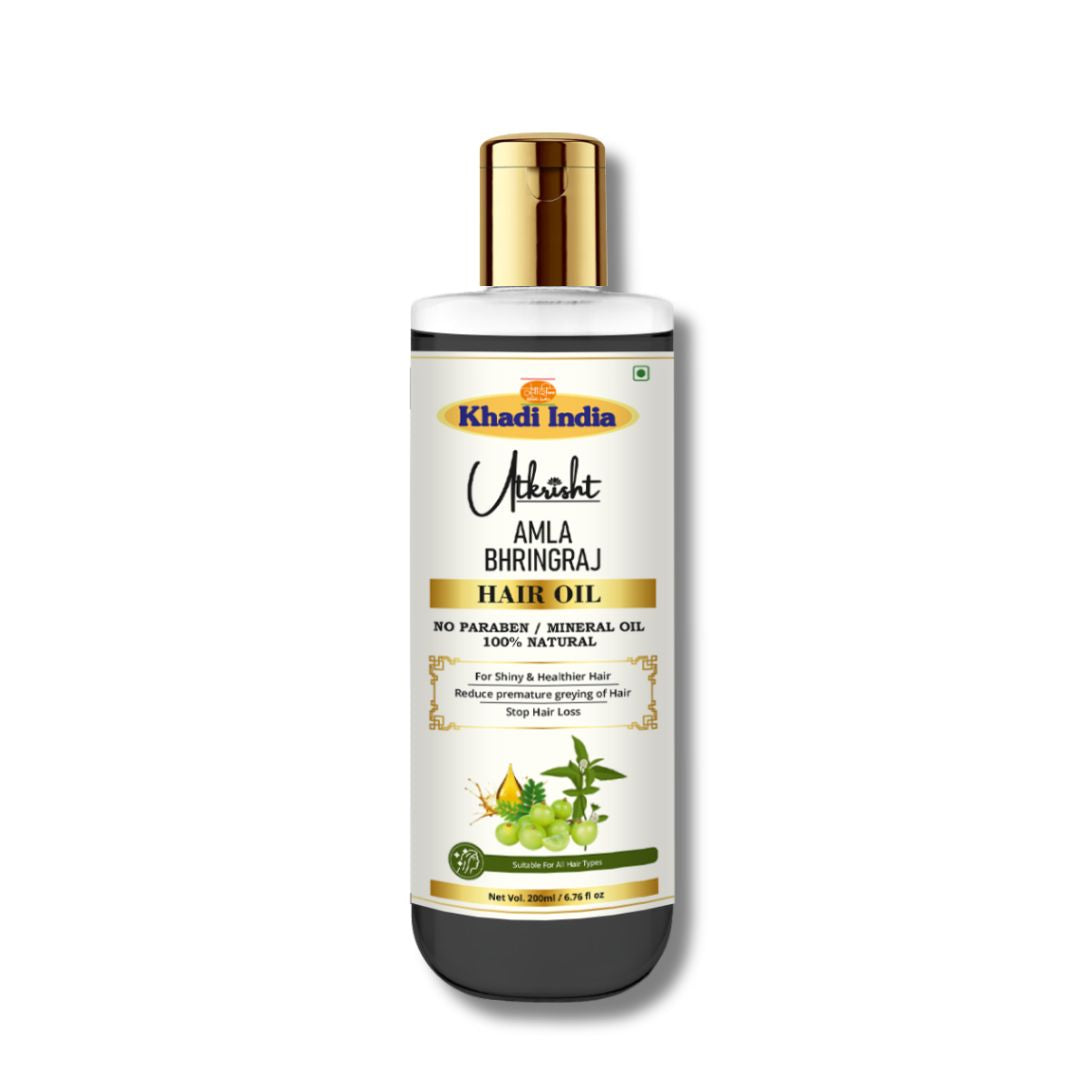Utkrisht Khadi Amla & Bhringraj Hair Oil (200ml)