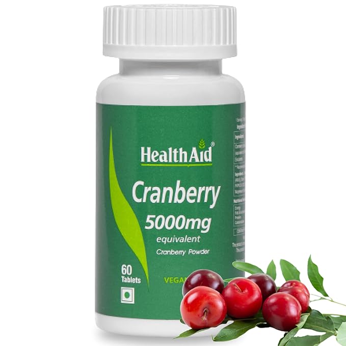 HealthAid Cranberry 5000 mg Tablet - 60 Tablets