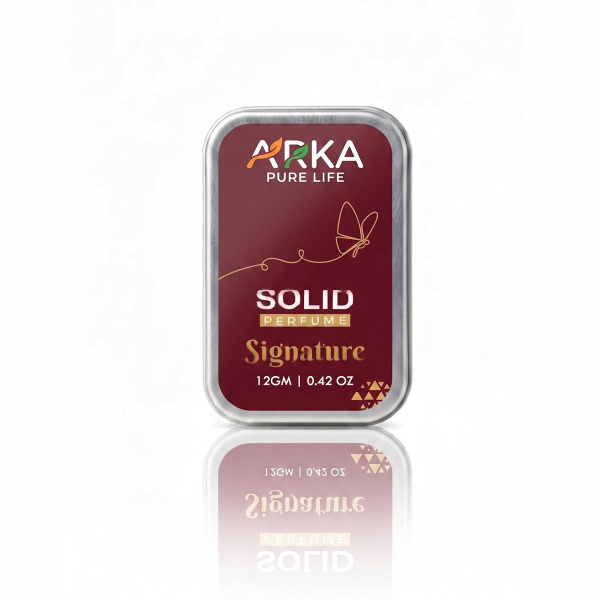 Arka Pure Life Signature Solid Perfume – Elegant Fragrance Balm for Men & Women, Compact & Travel-Friendly – 12g