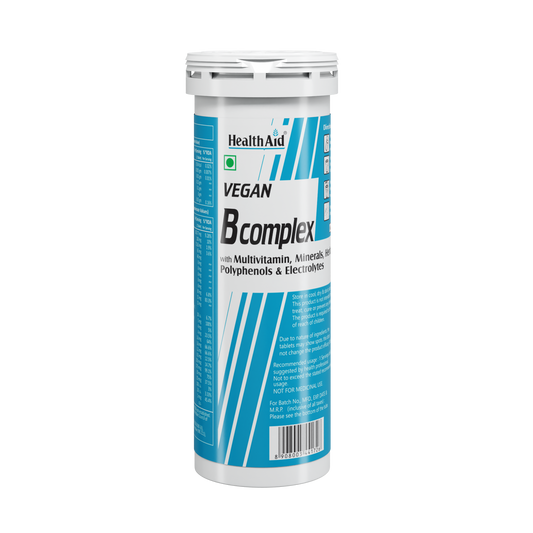 HealthAid Vegan B Complex Effervescent Tablet - 10 Effervescent Tablet