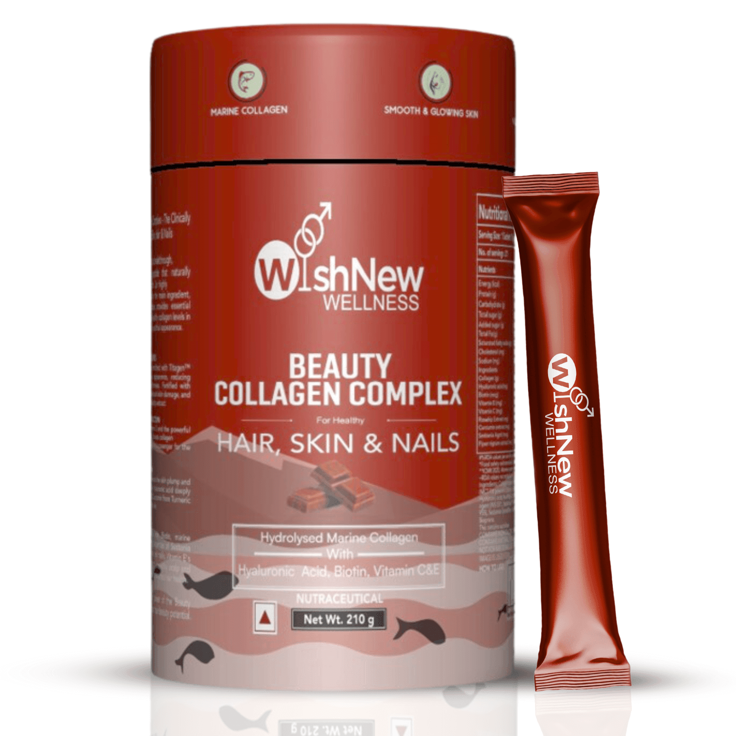 Wishnew Wellness Beauty Collagen Complex Sachet