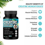 Adorreal Creatine Monohydrate Capsule | 60 Capsules