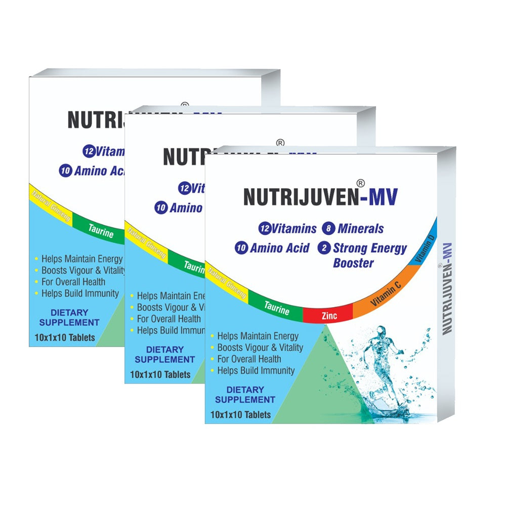 Nutrijuven MVVitamins Dietary Supplement - 10 Tablets