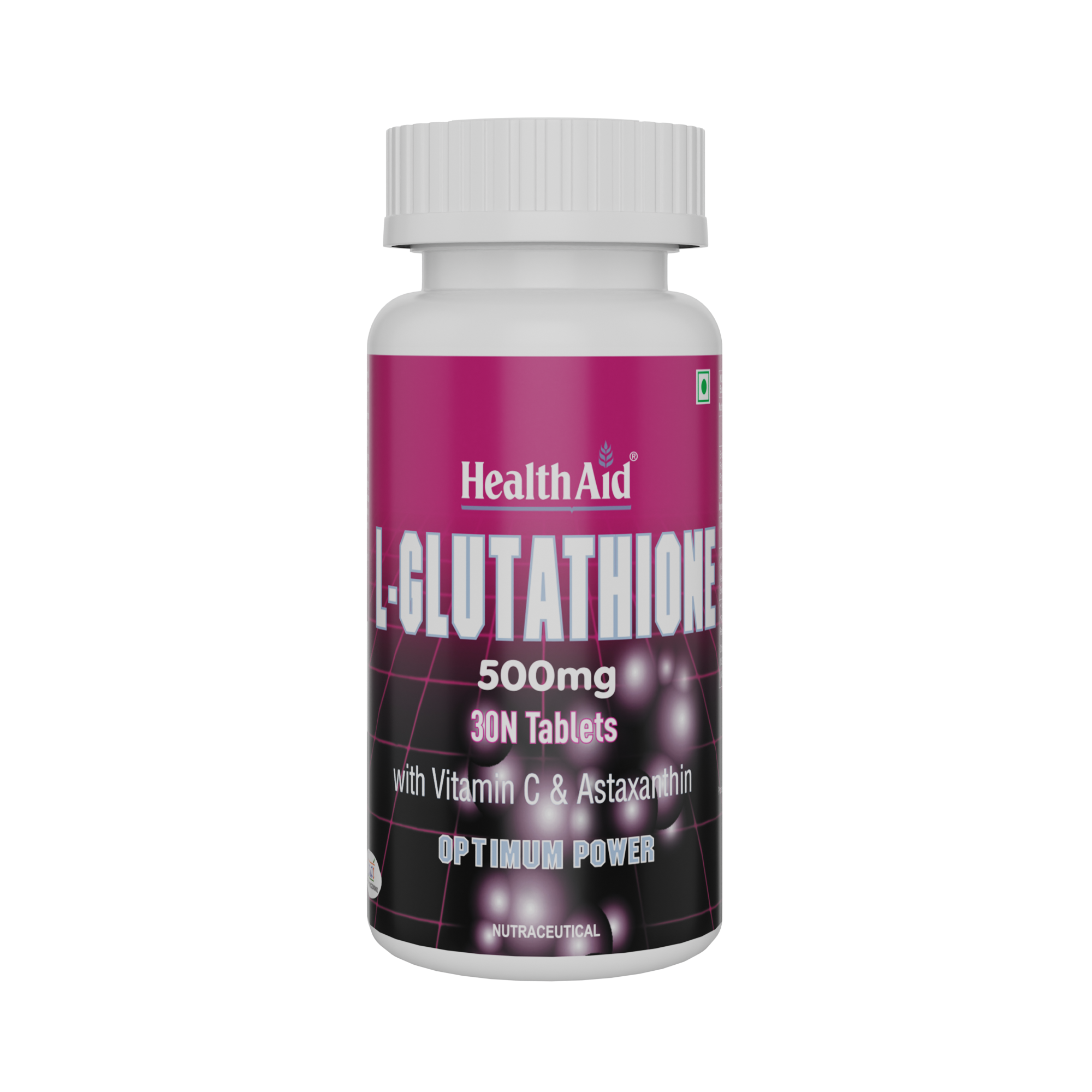 HealthAid L Glutathione 500mg Tablet - 30 Tablets