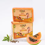 Arka Pure Life Papaya Soap – Papaya-Enriched Cleansing Bath Soap for Bright, Smooth & Healthy-Looking Skin – 100g