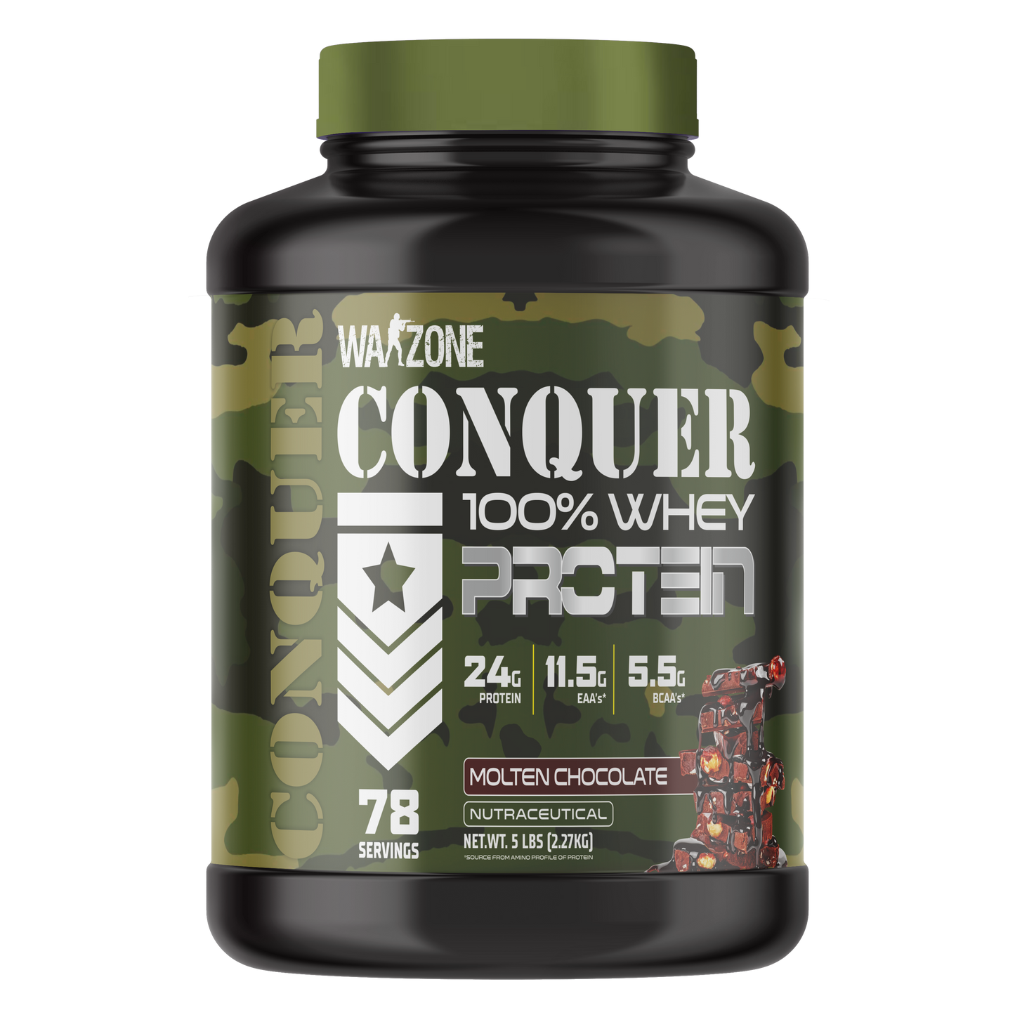 Warzone Conquer Whey Protein – 5Lbs
