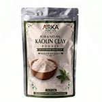 Arka Pure Life Pure Kaolin Clay Powder – Natural Face Mask for Deep Cleansing, Oil Control & Smooth-Looking Skin – 200g