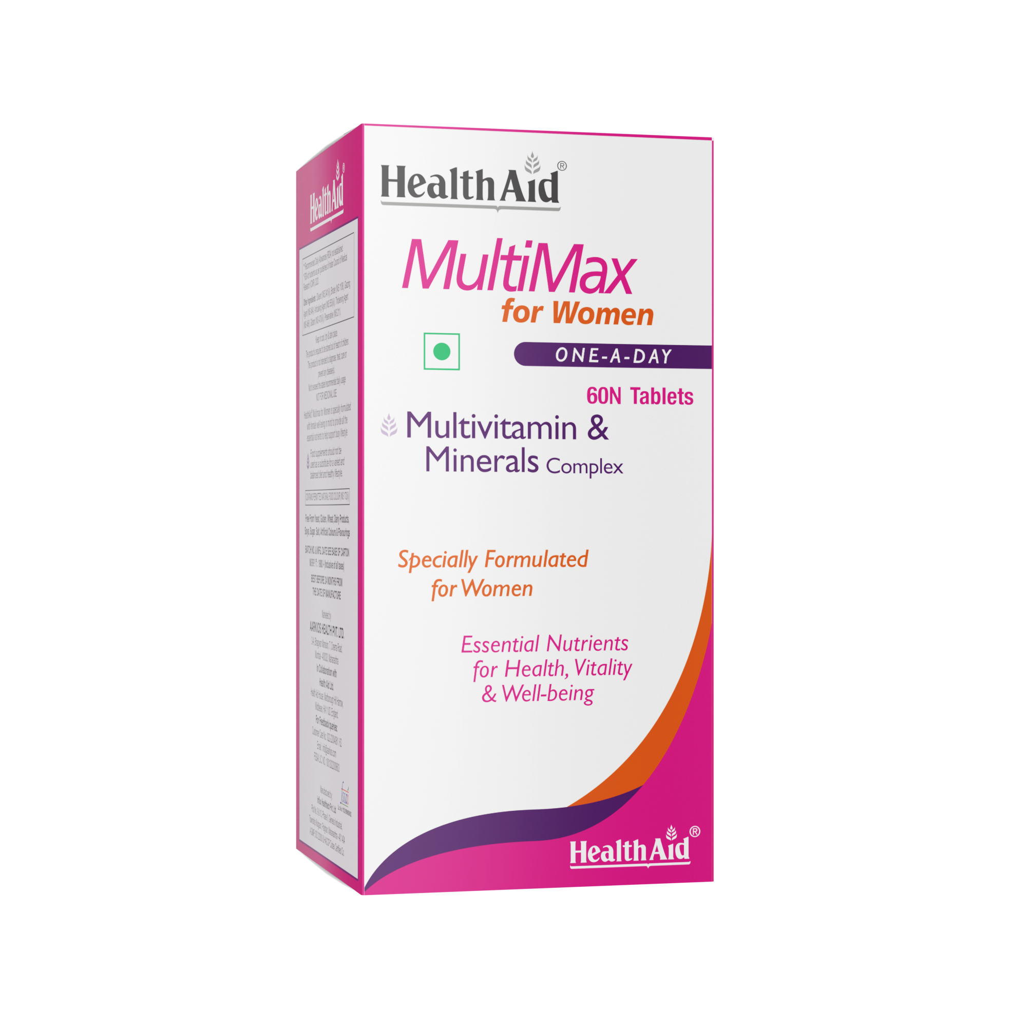 Healthaid Multimax Women Multivitamin & Mineral Complex Tablet - 60 Tablets