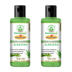 Bhudevam Naturals Khadi Aloe Vera Shampoo for Hair Growth & Scalp Care- 420ML (Pack of 2)