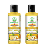 Bhudevam Naturals Khadi Herbal Honey Lemon Face Wash – Removes Dirt, Oil & Impurities Naturally- 420ML (Pack of 2)
