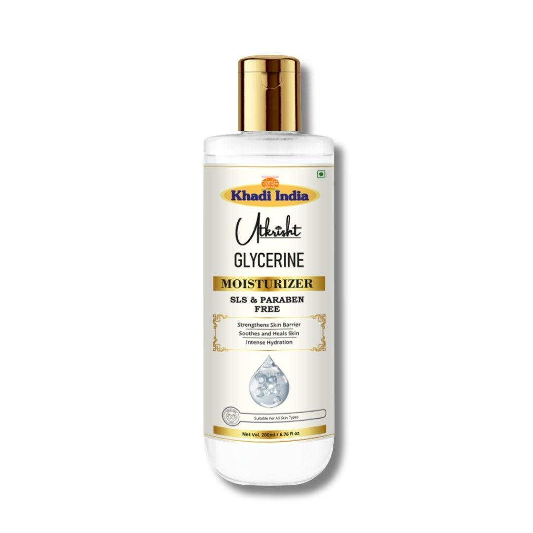Utkrisht Khadi Pure Glycerine Moisturizer | Deep Nourishing & Non-Greasy Face & Body Cream