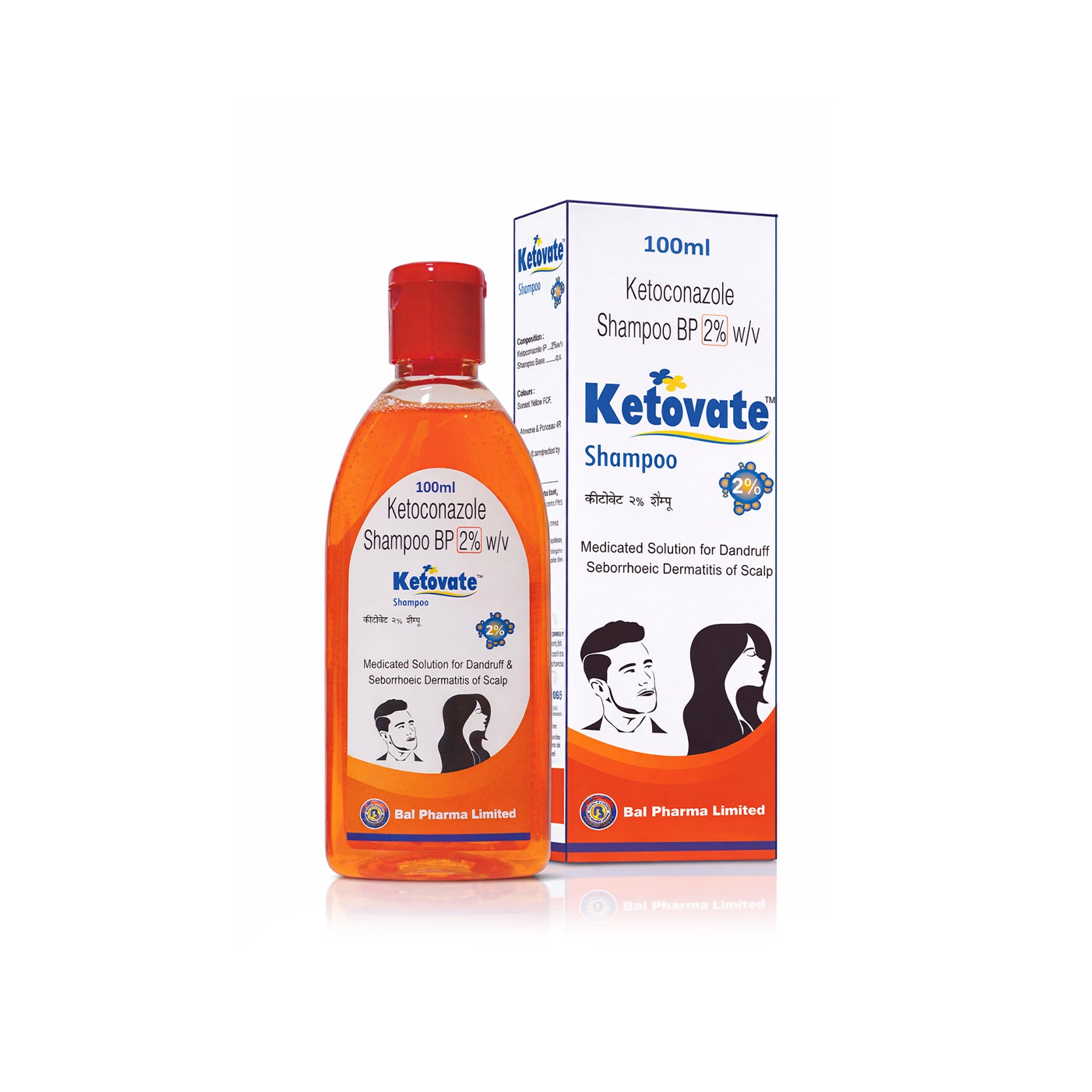 Lifezen Ketovate 2% Anti Fungal Shampoo 100ml | Medicated Solution For Dandruff & Seborthoeic dermatitis of scalp